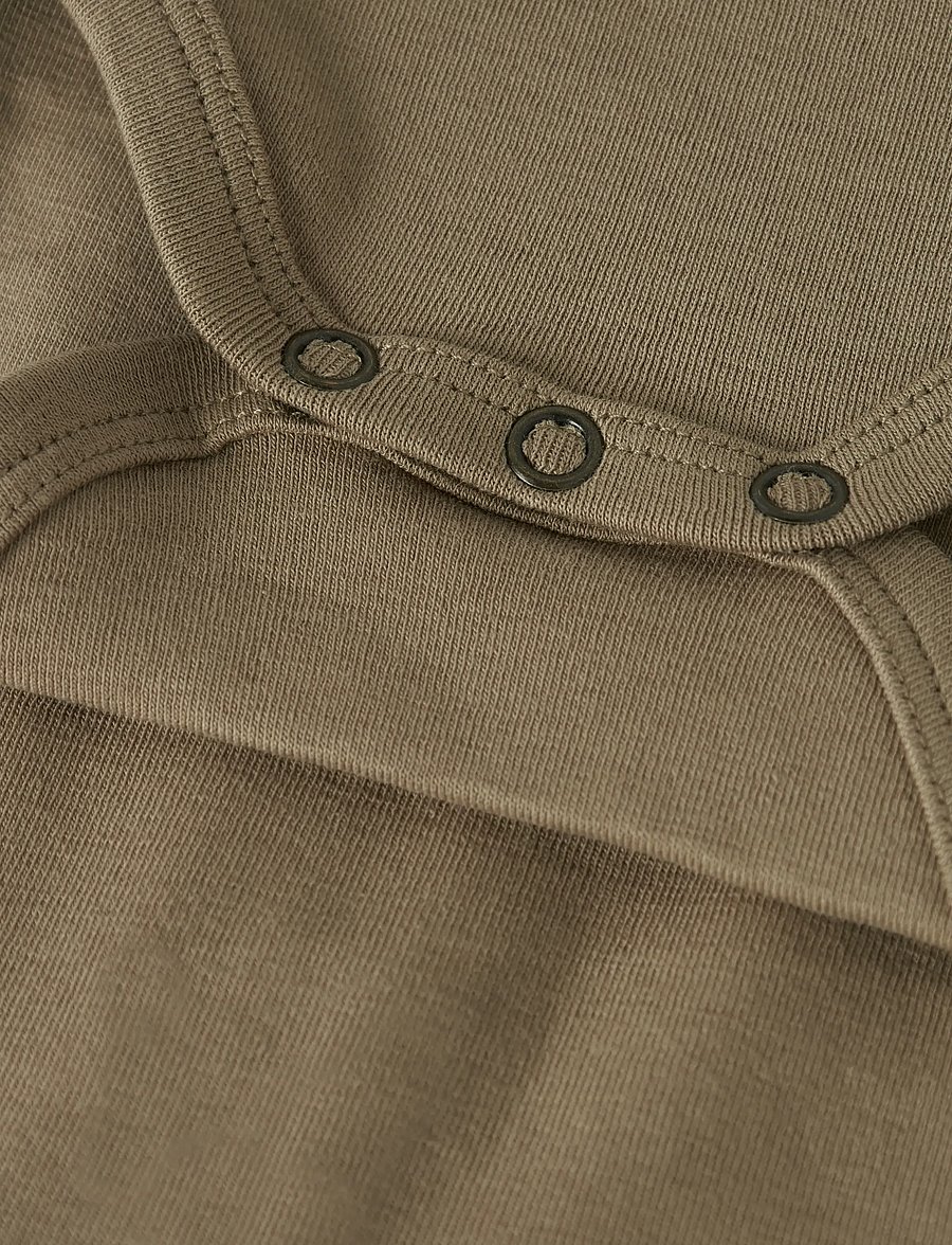 Lil'Atelier - NBMGAYO SIM LS SLIM BODY LIL - bodies à manches longues - sepia tint - 4