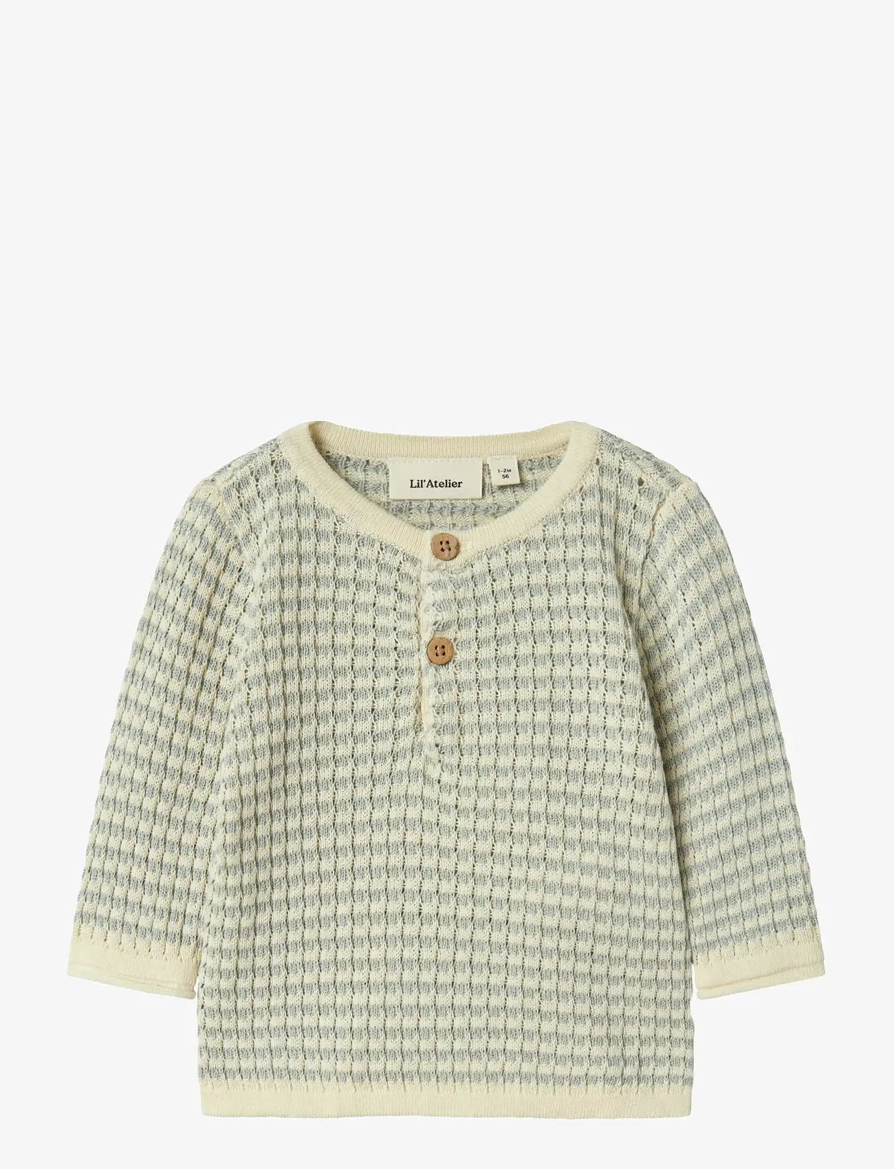 Lil'Atelier - NBMNELSON LS KNIT LIL - pullover - pigeon - 0