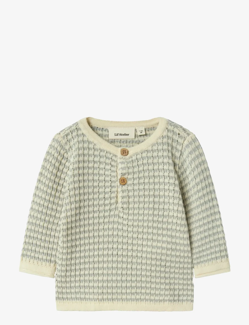 Lil'Atelier - NBMNELSON LS KNIT LIL - stickade tröjor - pigeon - 0