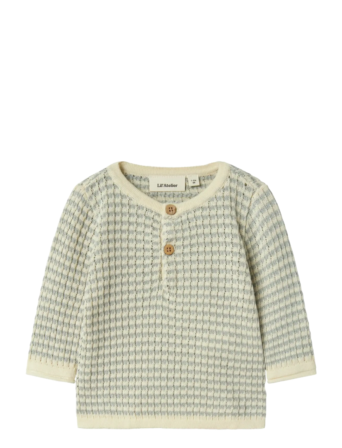 Lil'Atelier NBMNELSON LS KNIT LIL - Overdele - PIGEON / blue