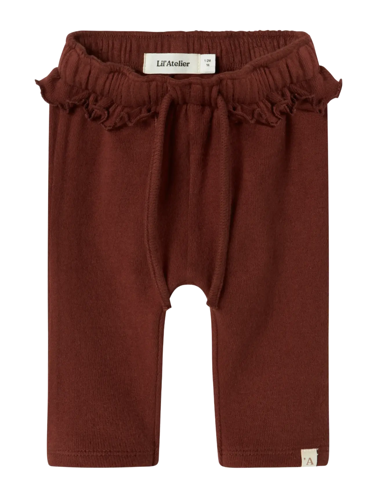 Lil'Atelier NBFTHORA HUN LOOSE PANT LIL - Bukser - HOT CHOCOLATE / red