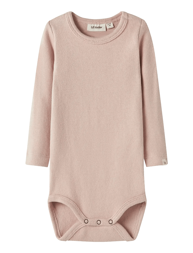 Lil'Atelier - NBFTHORA HIR LS SLIM BODY LIL - langärmelige bodys - cameo rose - 0
