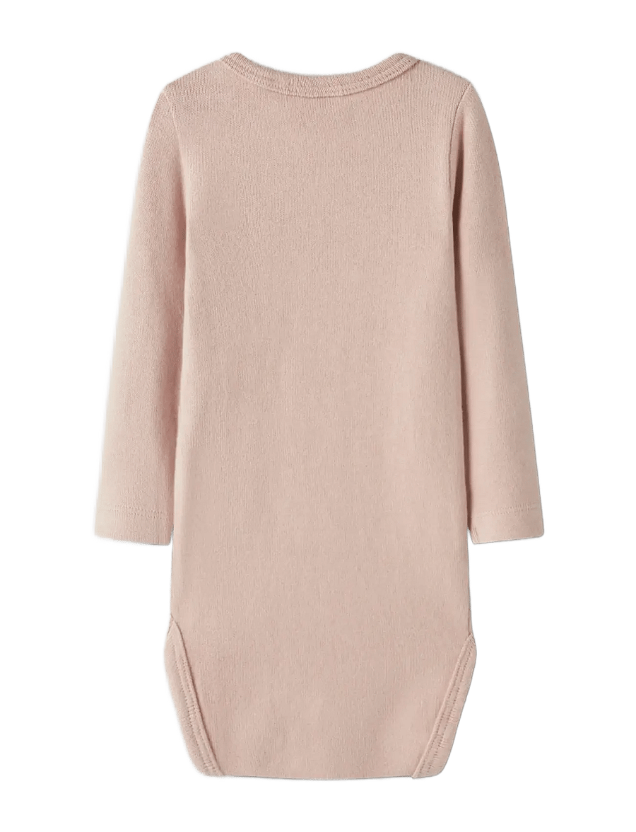 Lil'Atelier - NBFTHORA HIR LS SLIM BODY LIL - langärmelige bodys - cameo rose - 1