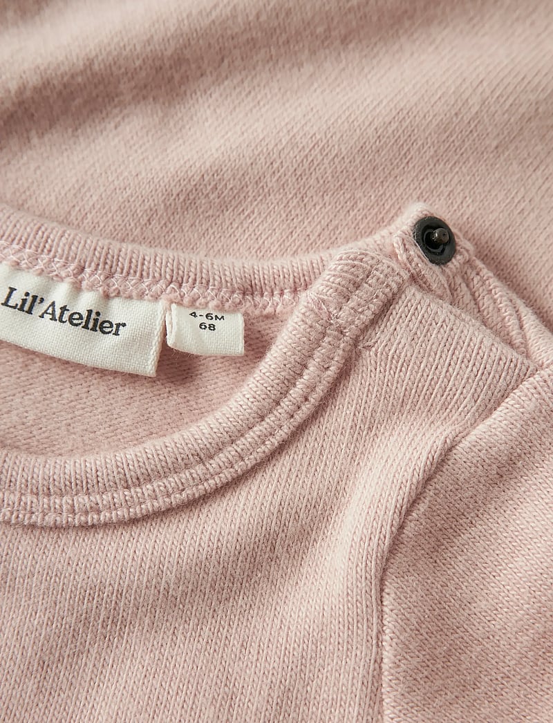 Lil'Atelier - NBFTHORA HIR LS SLIM BODY LIL - langärmelige bodys - cameo rose - 2