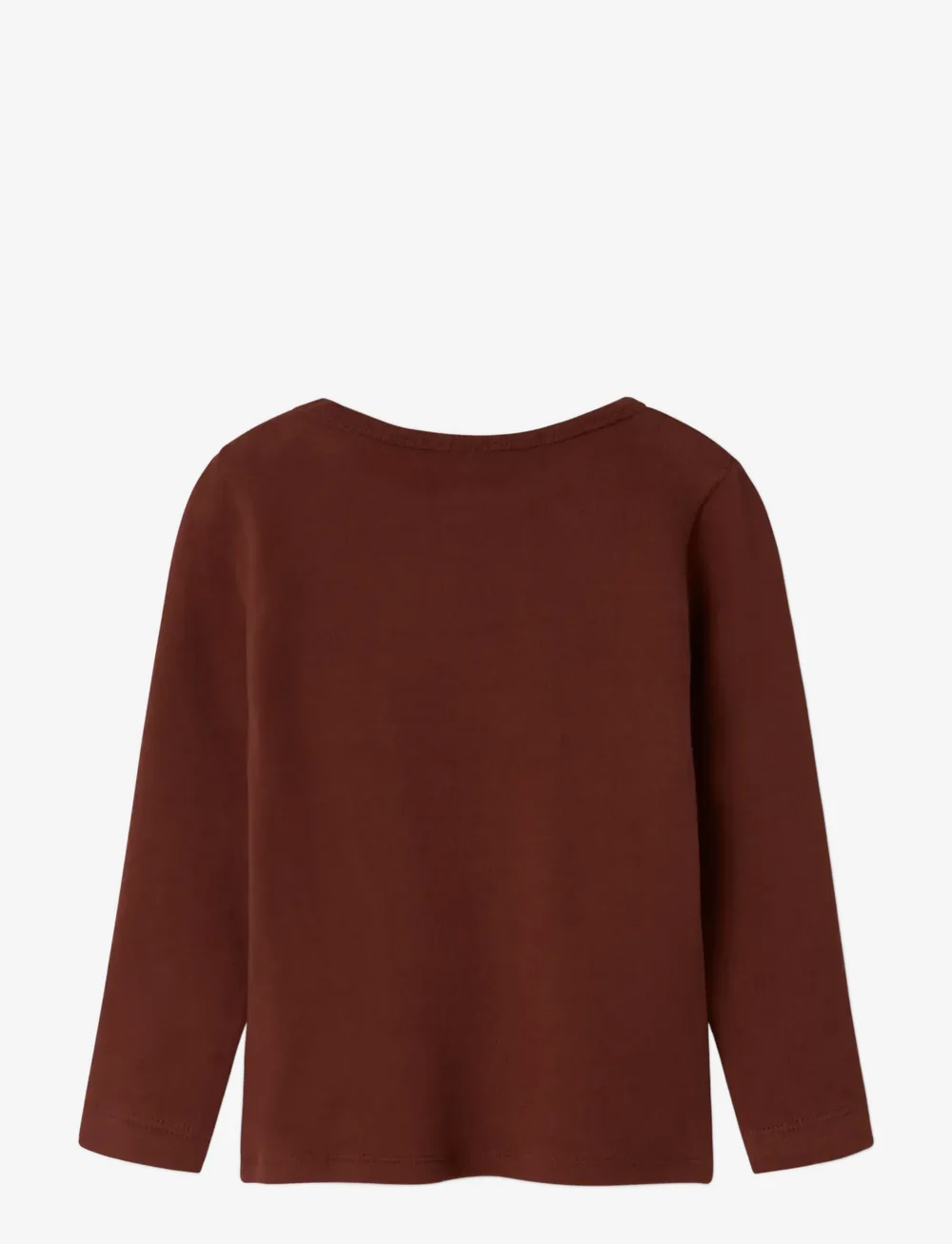 Lil'Atelier - NMFTHORA HIR LS SLIM TOP LIL - pikkade varrukatega t-särgid - hot chocolate - 1