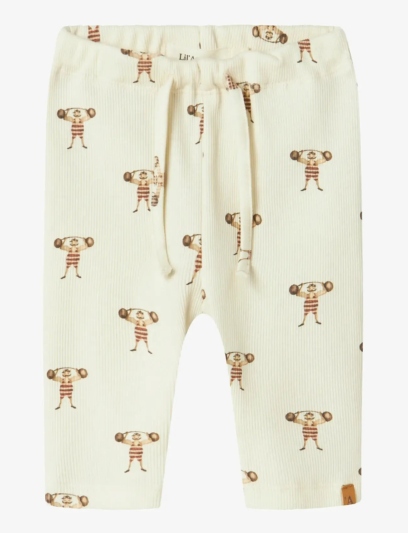 Lil'Atelier - NBMLAVO EMI LOOSE PANT LIL - spodenki niemowlęce - turtledove - 1