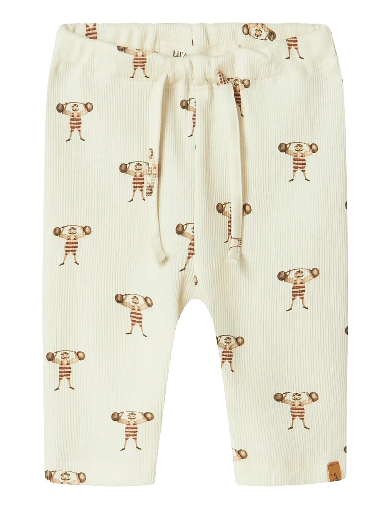 Lil'Atelier - NBMLAVO EMI LOOSE PANT LIL - spodenki niemowlęce - turtledove - 1