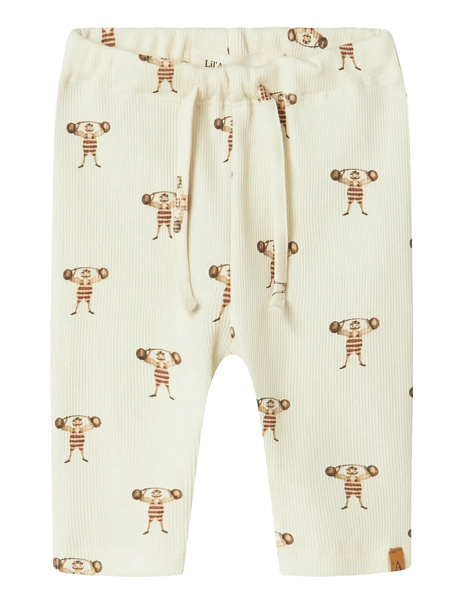 Lil'Atelier - NBMLAVO EMI LOOSE PANT LIL - babybukser - turtledove - 1