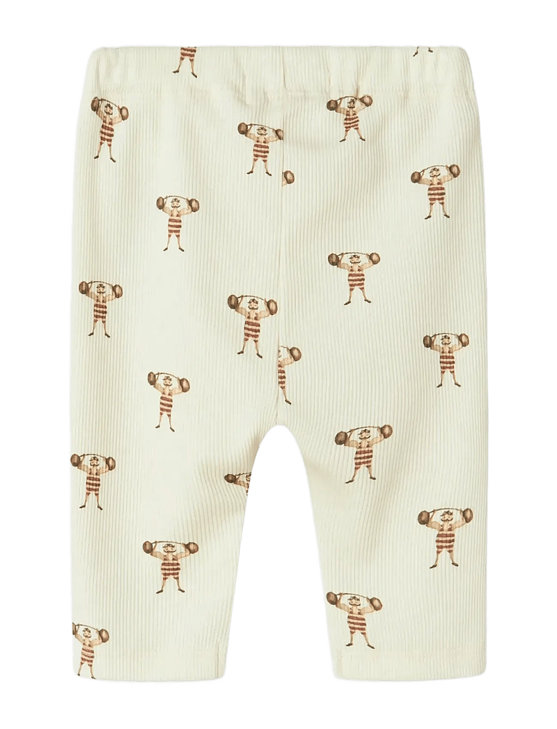 Lil'Atelier - NBMLAVO EMI LOOSE PANT LIL - spodenki niemowlęce - turtledove - 2