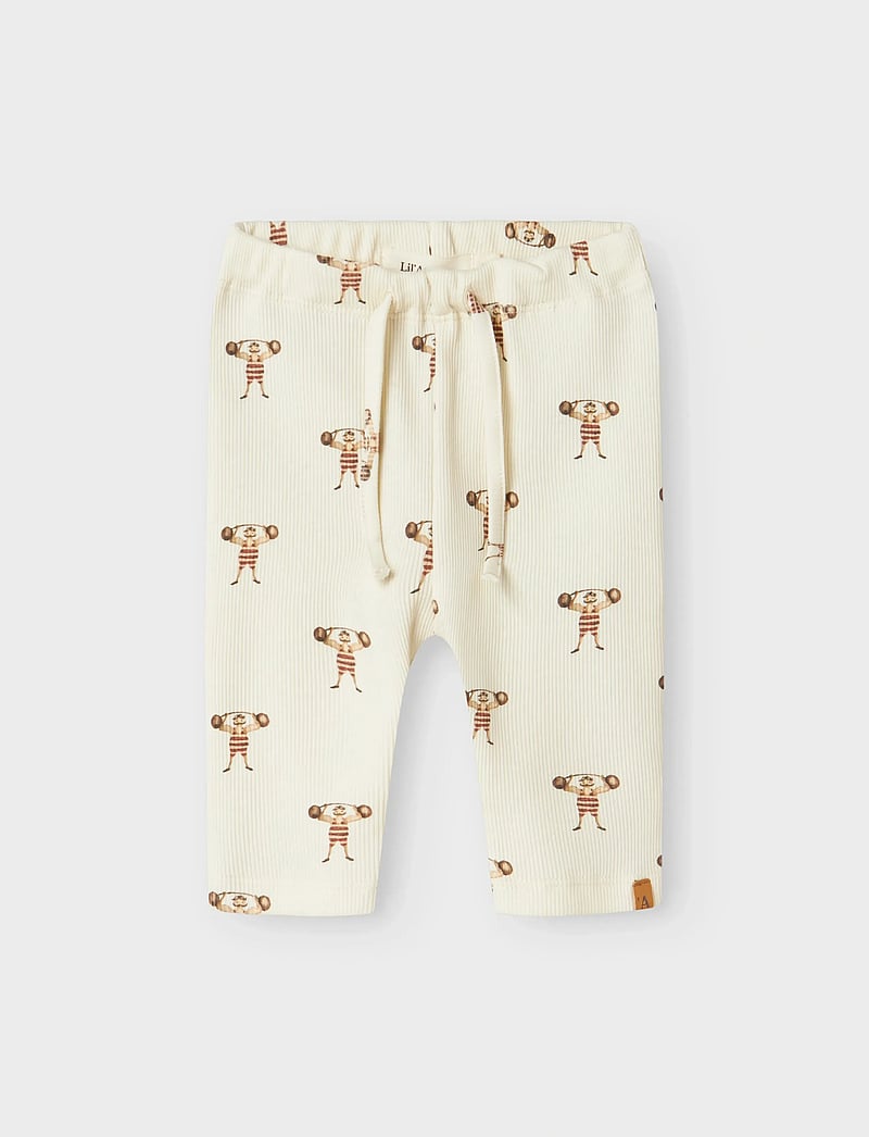 Lil'Atelier - NBMLAVO EMI LOOSE PANT LIL - spodenki niemowlęce - turtledove - 0
