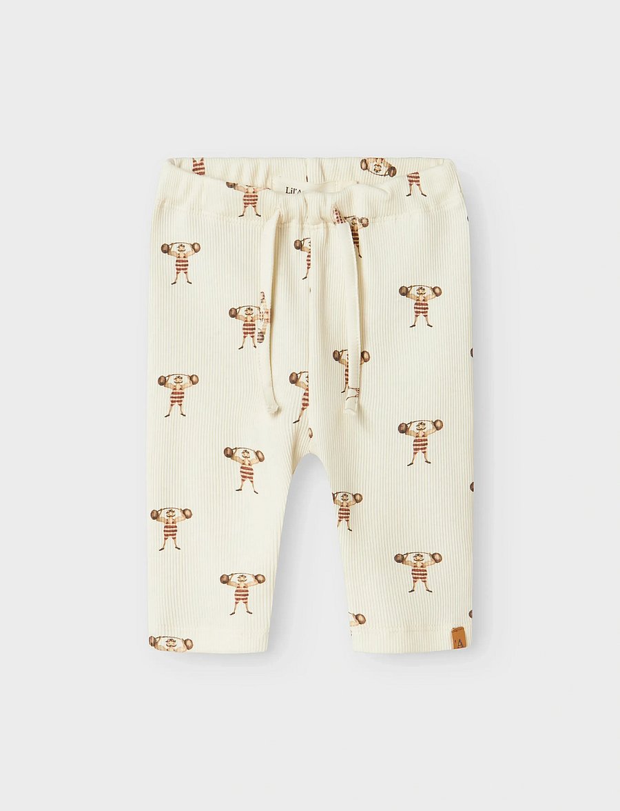 Lil'Atelier - NBMLAVO EMI LOOSE PANT LIL - babybukser - turtledove - 0