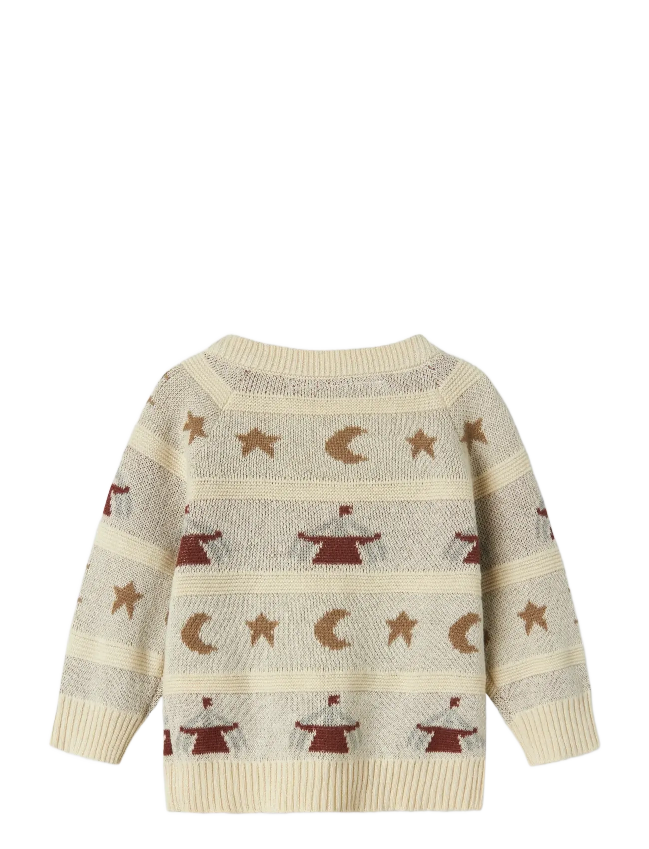 Lil'Atelier - NBMLAMAI LS KNIT CARD LIL - cardigans - turtledove - 2
