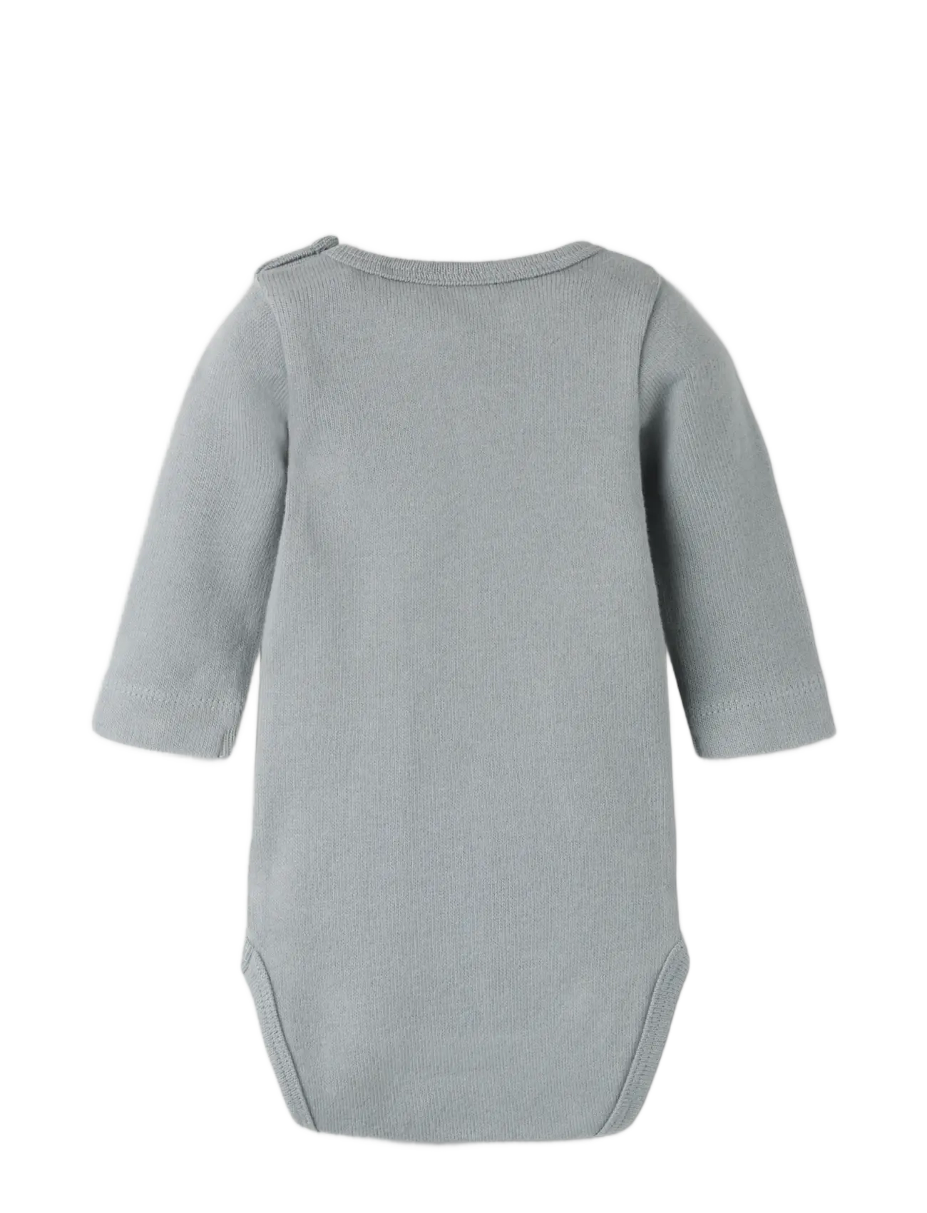 Lil'Atelier - NBMTHORO LEO LS SLIM BODY LIL - långärmade bodies - monument - 1