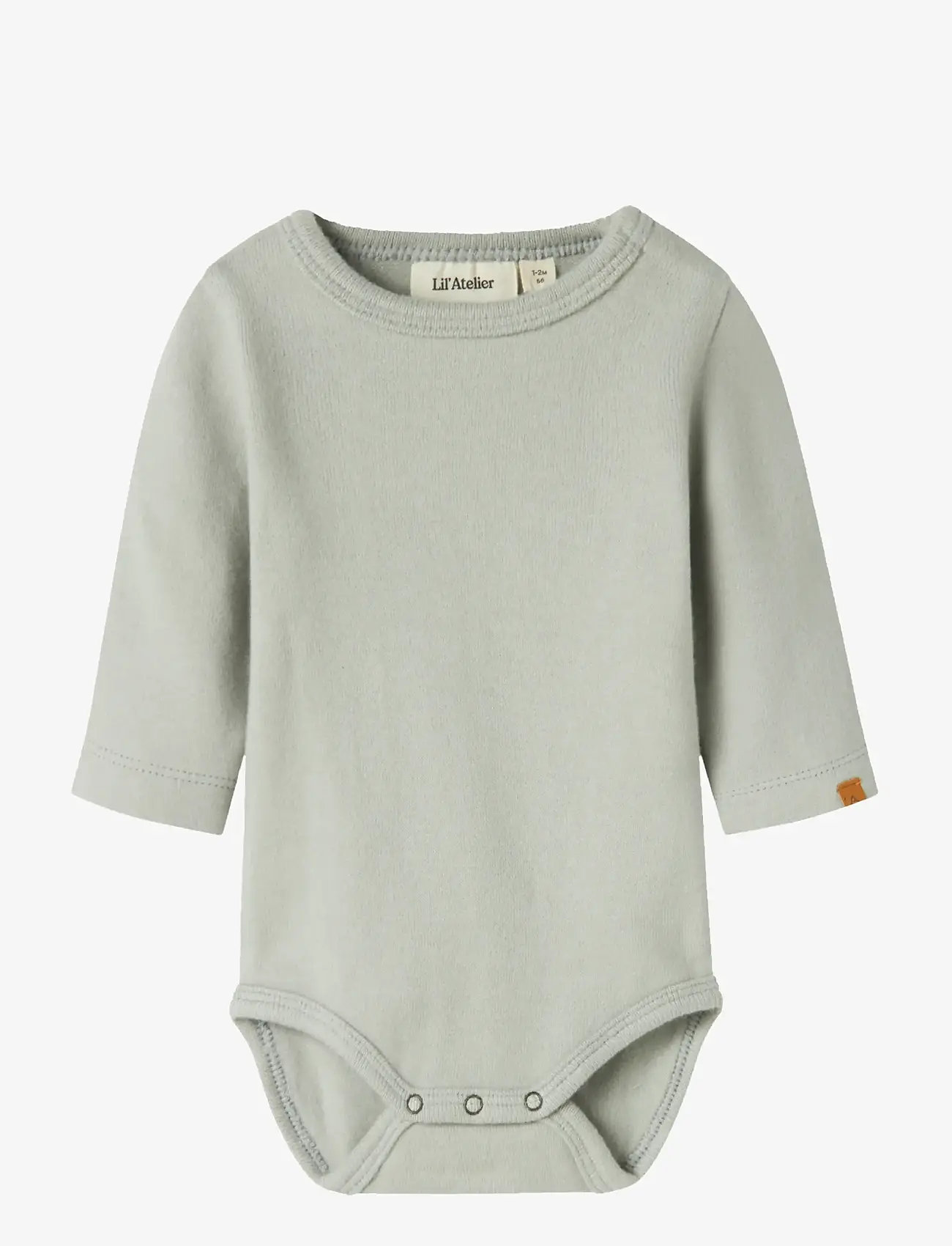 Lil'Atelier - NBMTHORO LEO LS SLIM BODY LIL - langærmede bodyer - pigeon - 0