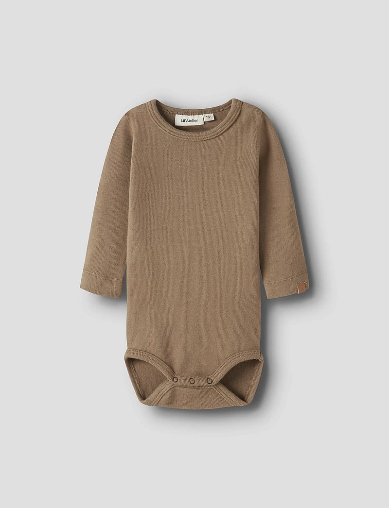 Lil'Atelier - NBMTHORO LEO LS SLIM BODY LIL - sepia tint - 0