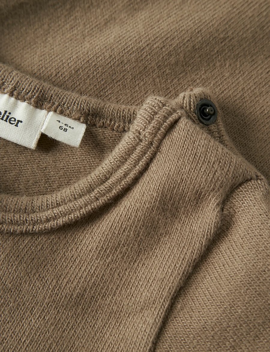Lil'Atelier - NBMTHORO LEO LS SLIM BODY LIL - sepia tint - 4