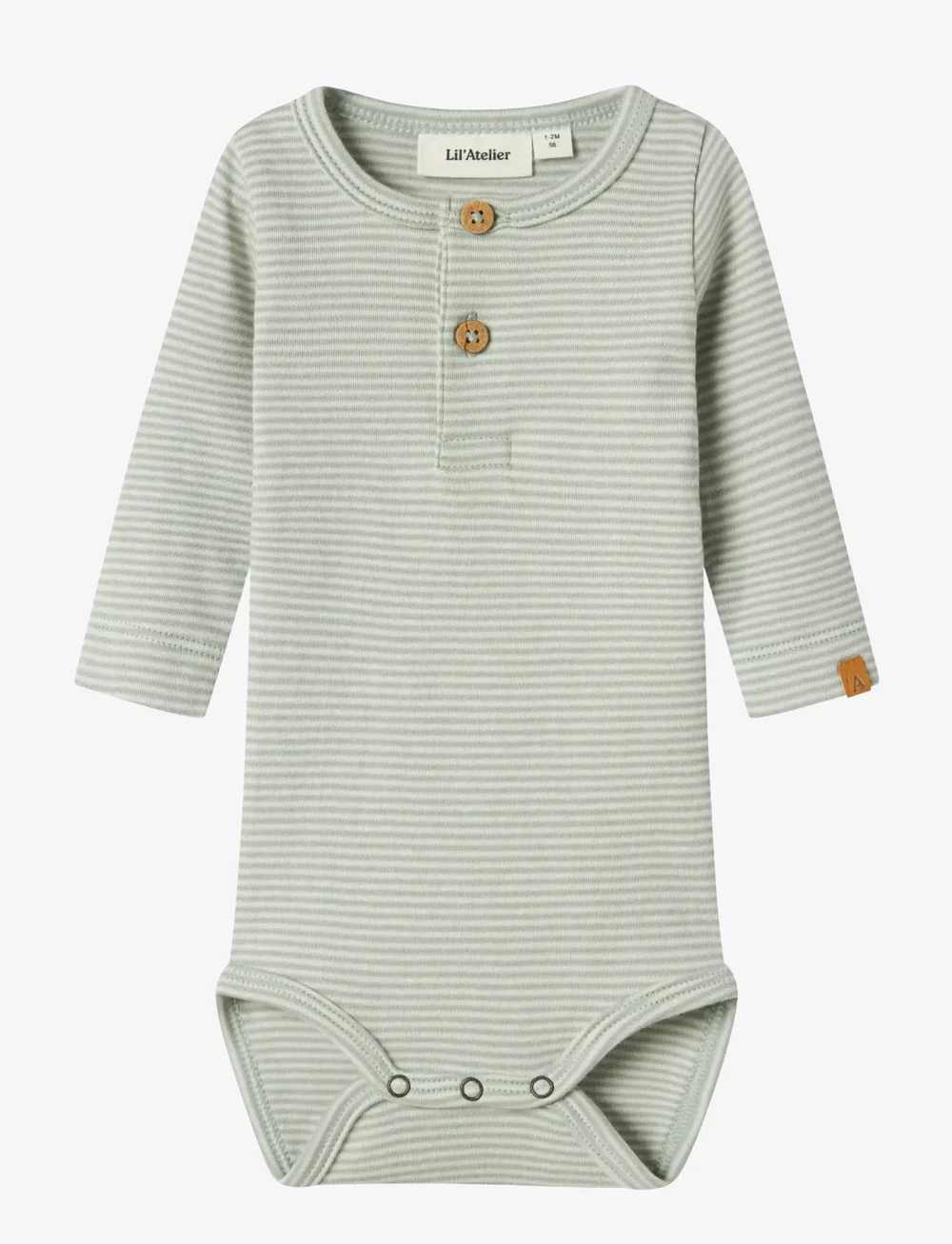 Lil'Atelier - NBMOHIO LS SLIM BODY LIL - långärmade bodies - murmur - 0