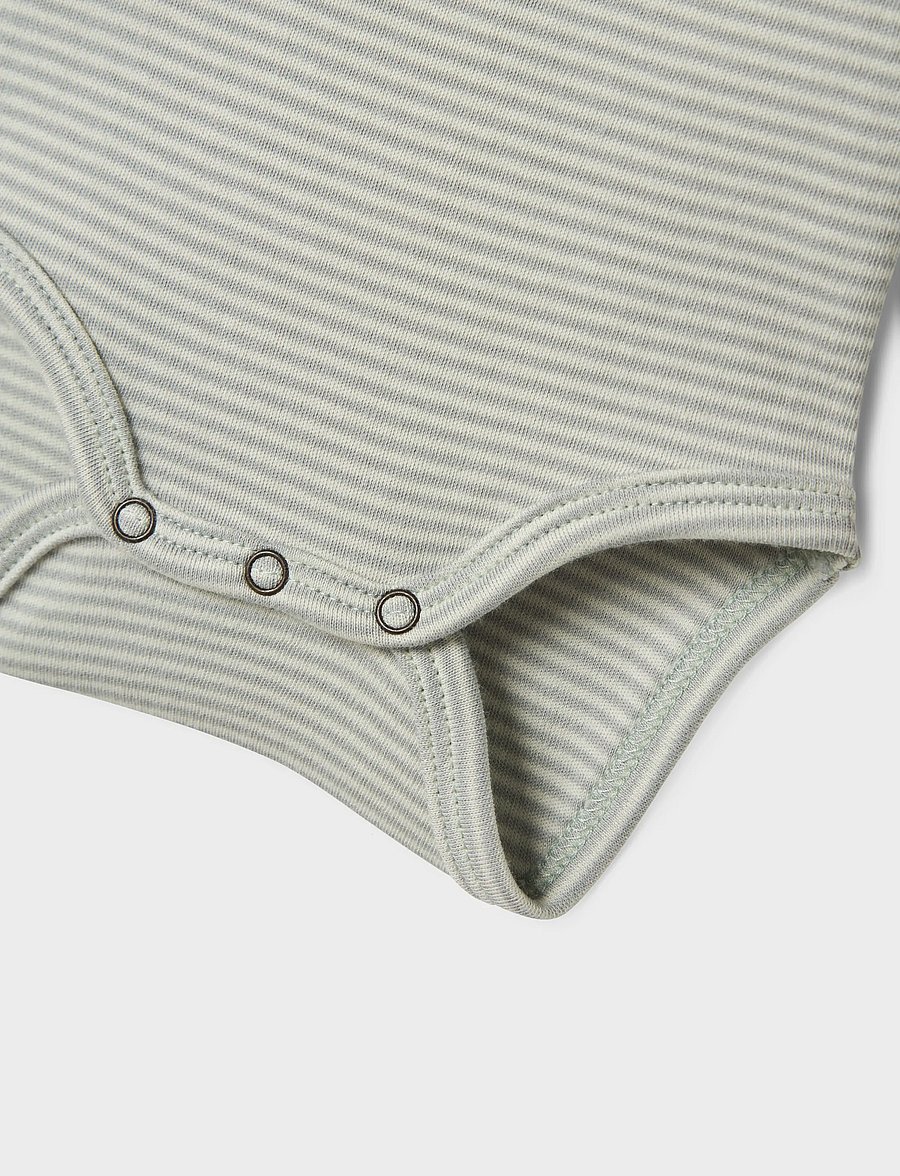 Lil'Atelier - NBMOHIO LS SLIM BODY LIL - langärmelige bodys - murmur - 3