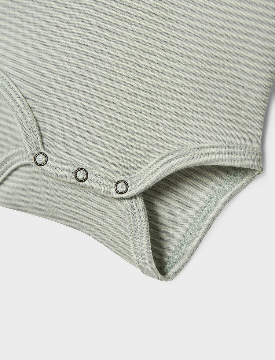 Lil'Atelier - NBMOHIO LS SLIM BODY LIL - langärmelige bodys - murmur - 4