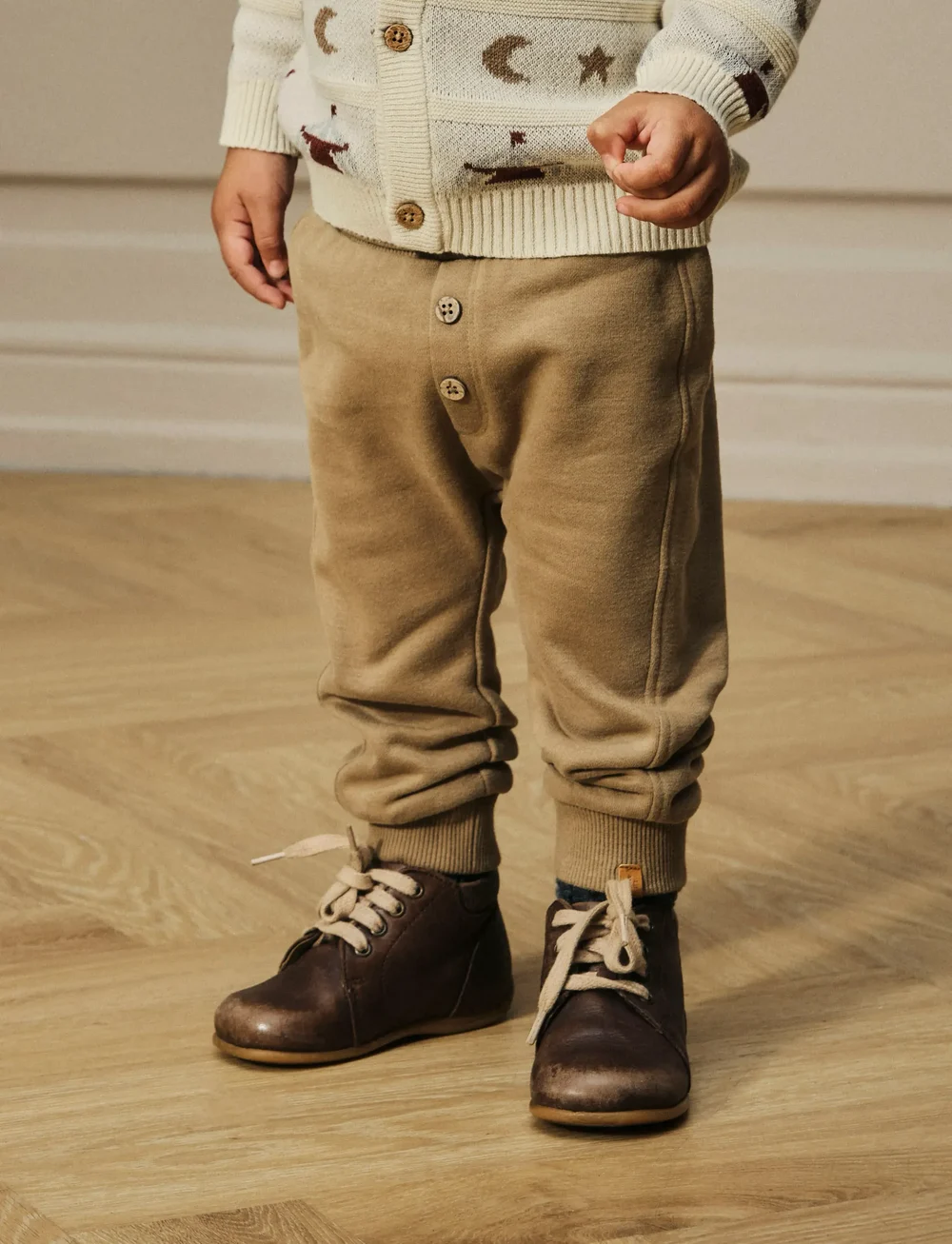 Lil'Atelier - NBMILONDON RAS LOOSE SWEAT PANT LIL - jogginghosen - sepia tint - 0