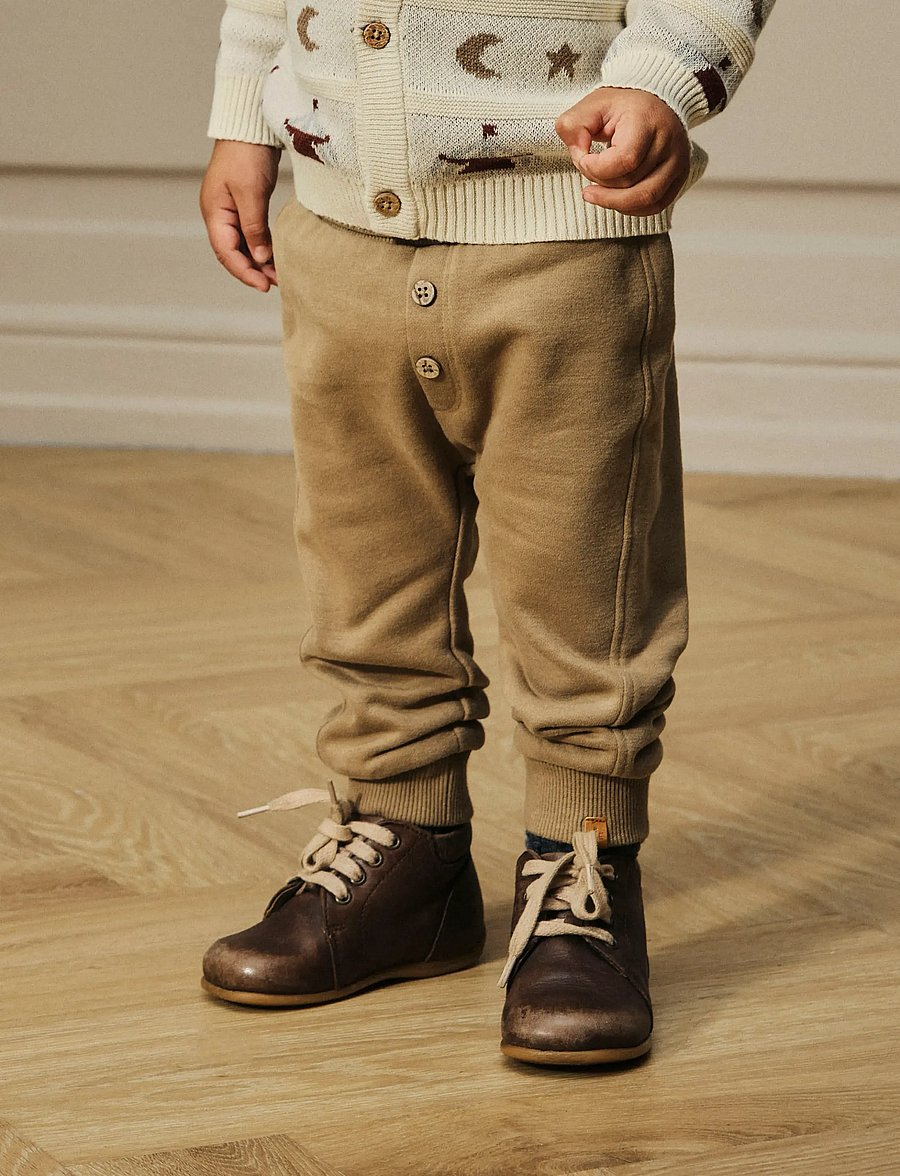 Lil'Atelier - NBMILONDON RAS LOOSE SWEAT PANT LIL - jogginghosen - sepia tint - 0
