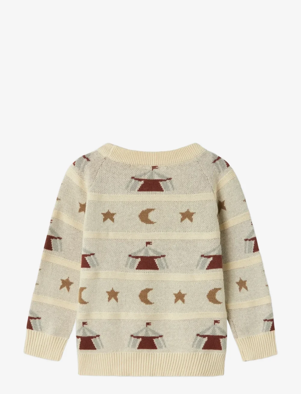 Lil'Atelier - NMMLAMAI LS KNIT LIL - stickade tröjor - turtledove - 2