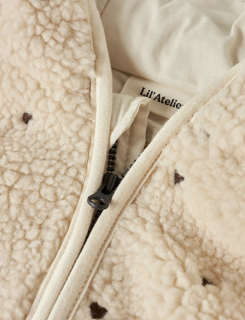 Lil'Atelier - NBNNALO LOOSE JACKET LIL - fleecejacken - turtledove - 2