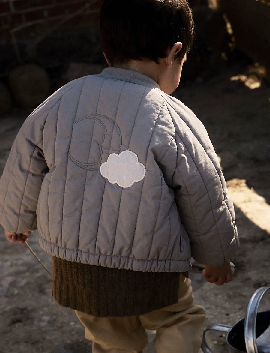 Lil'Atelier - NMNLIO BOMBER JACKET LIL - mourning dove - 3