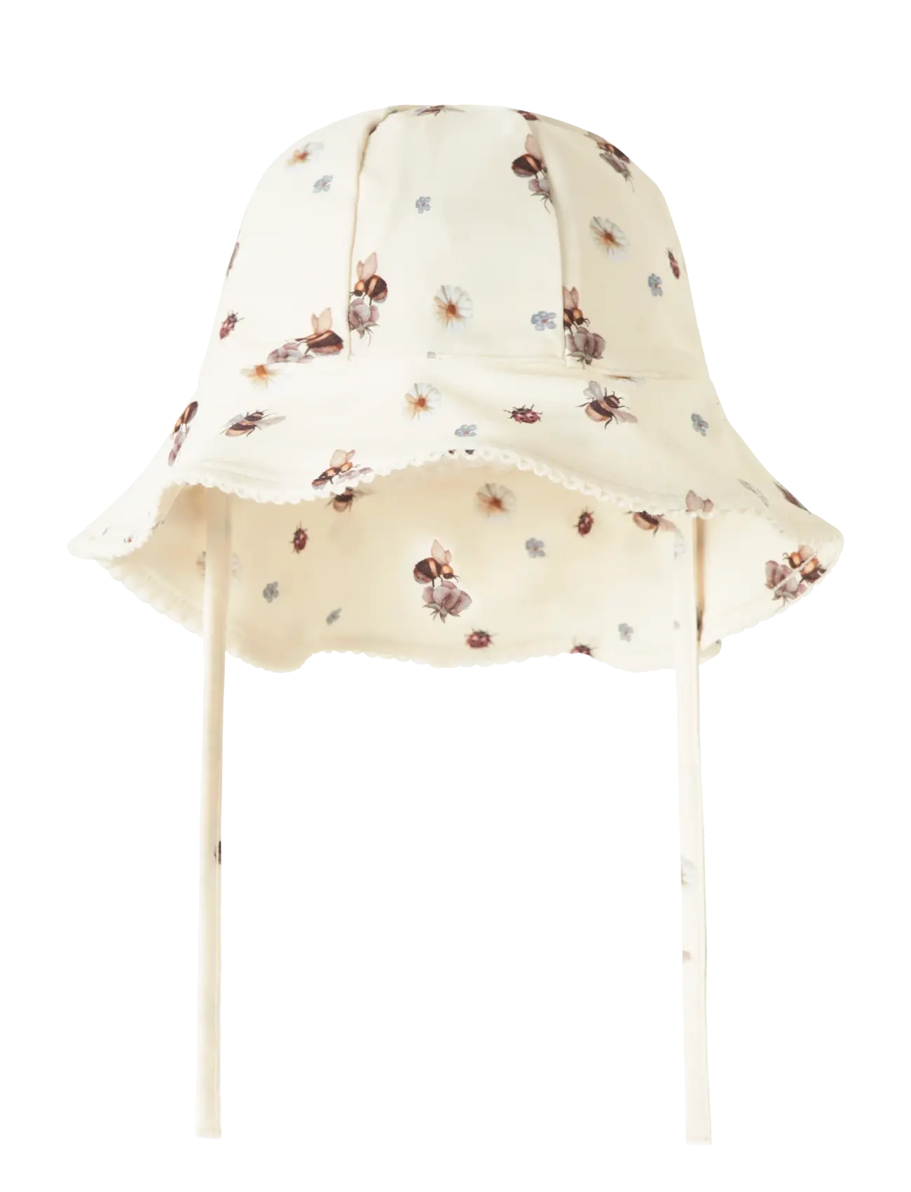 Lil'Atelier NBFHELGINA HAT LIL - Solhatte - TURTLEDOVE / cream