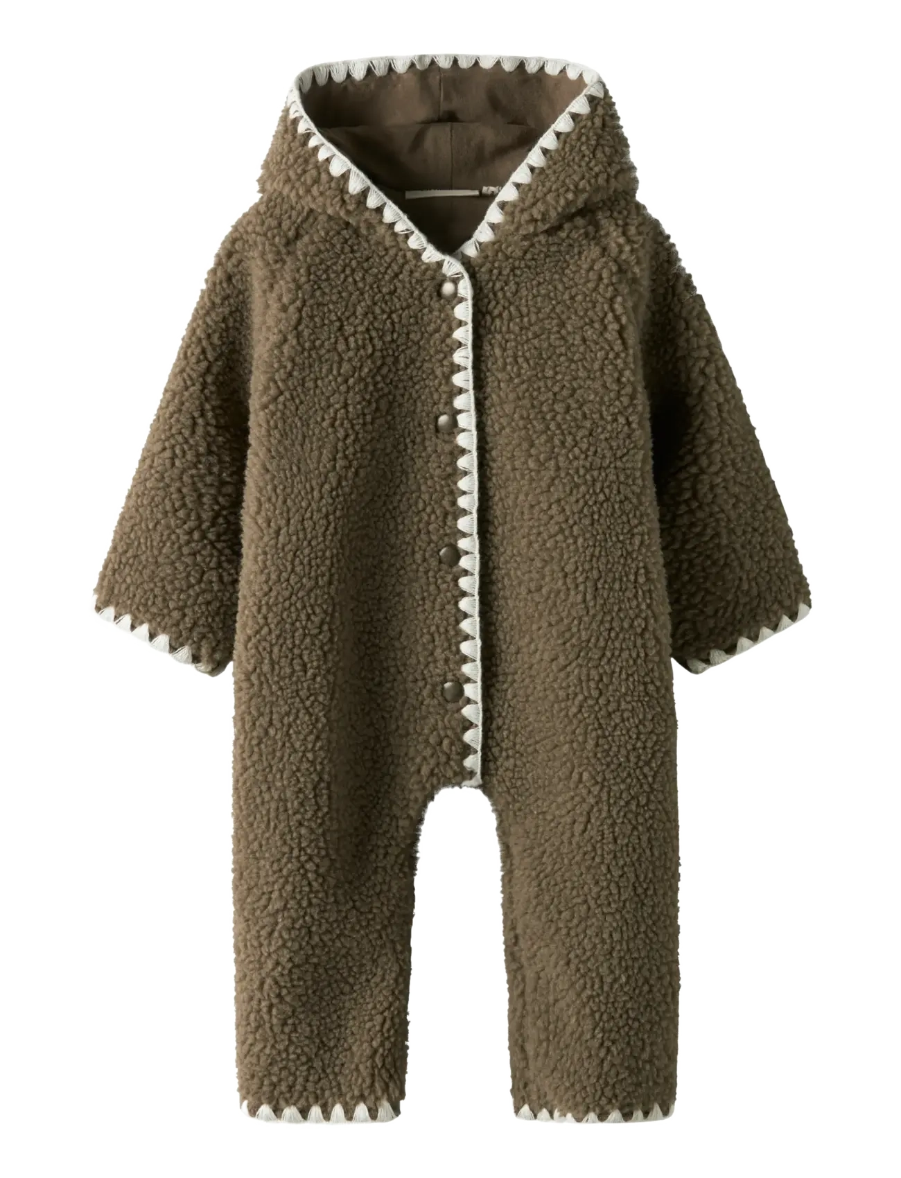Lil'Atelier NBFLAJO LOOSE SUIT LIL - Fleece - SHITAKE / khaki/green