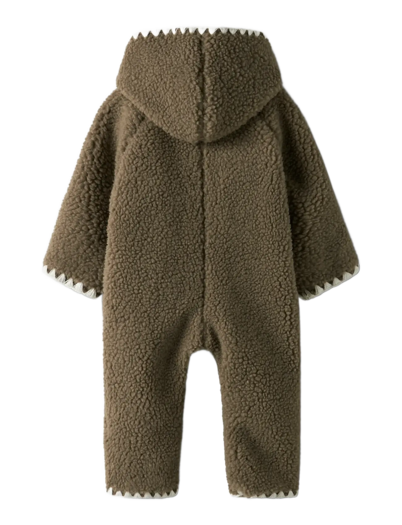 Lil'Atelier - NBFLAJO LOOSE SUIT LIL - fleece coveralls - shitake - 1