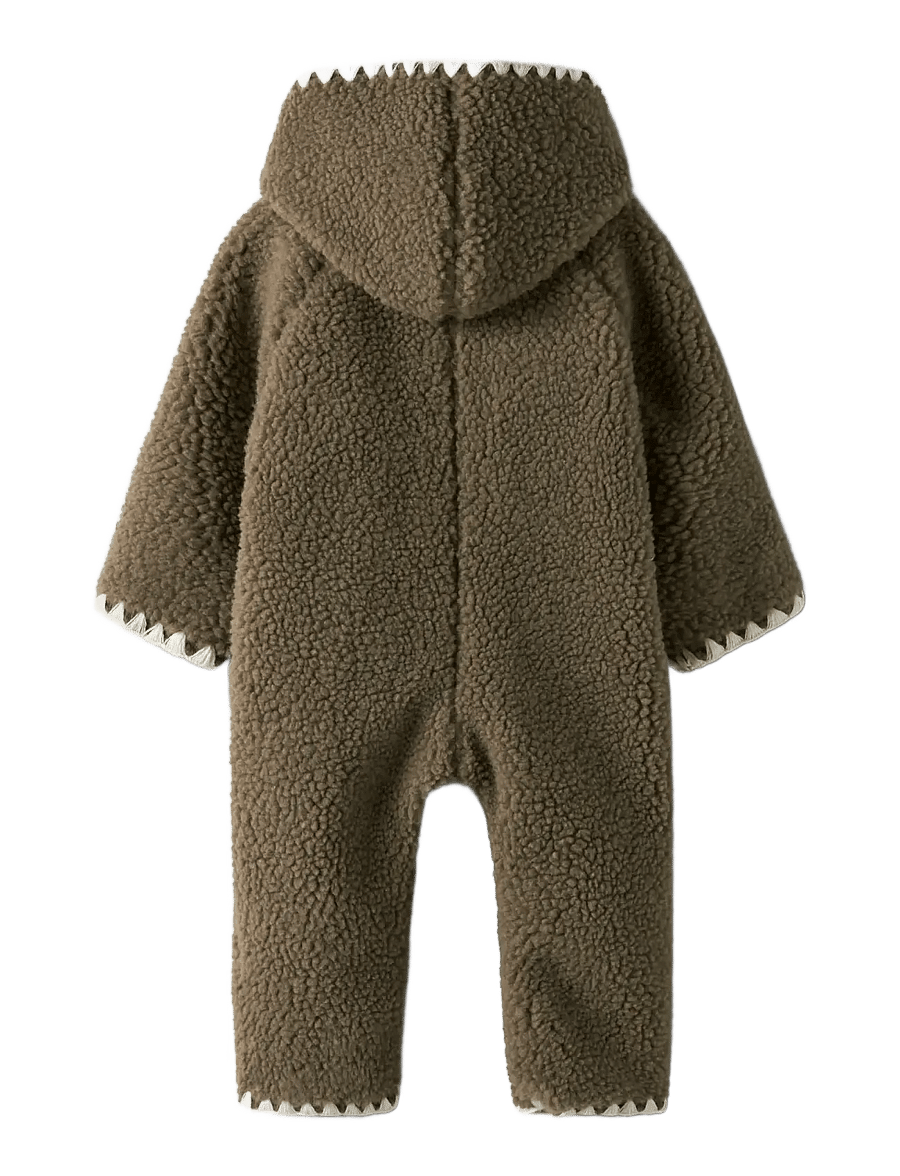 Lil'Atelier - NBFLAJO LOOSE SUIT LIL - fleecehaalarit - shitake - 1
