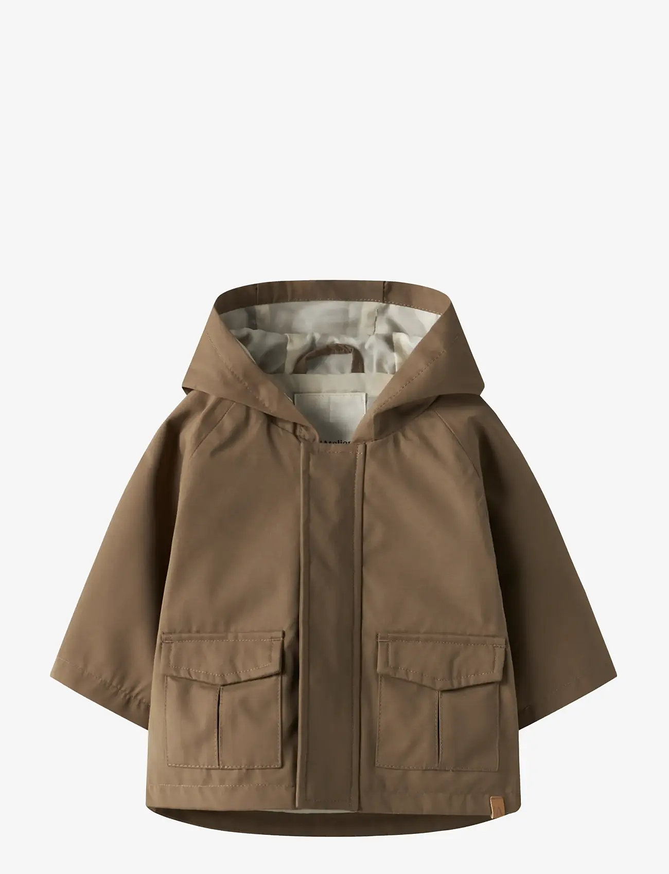 Lil'Atelier NBMGOLO NEO LOOSE JACKET FO LIL - Regenjacken - SHITAKE / brown
