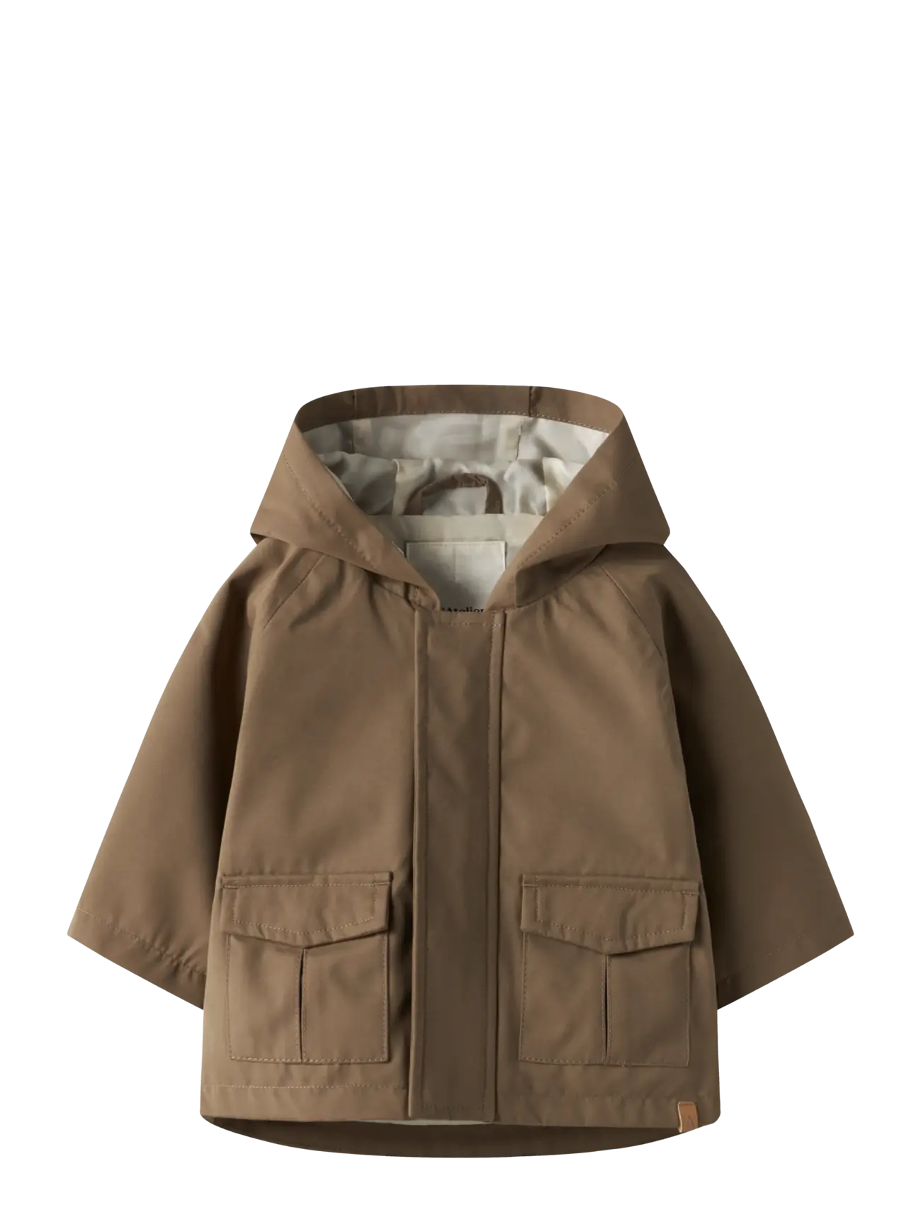 Lil'Atelier NBMGOLO NEO LOOSE JACKET FO LIL - Rainwear - SHITAKE / brown