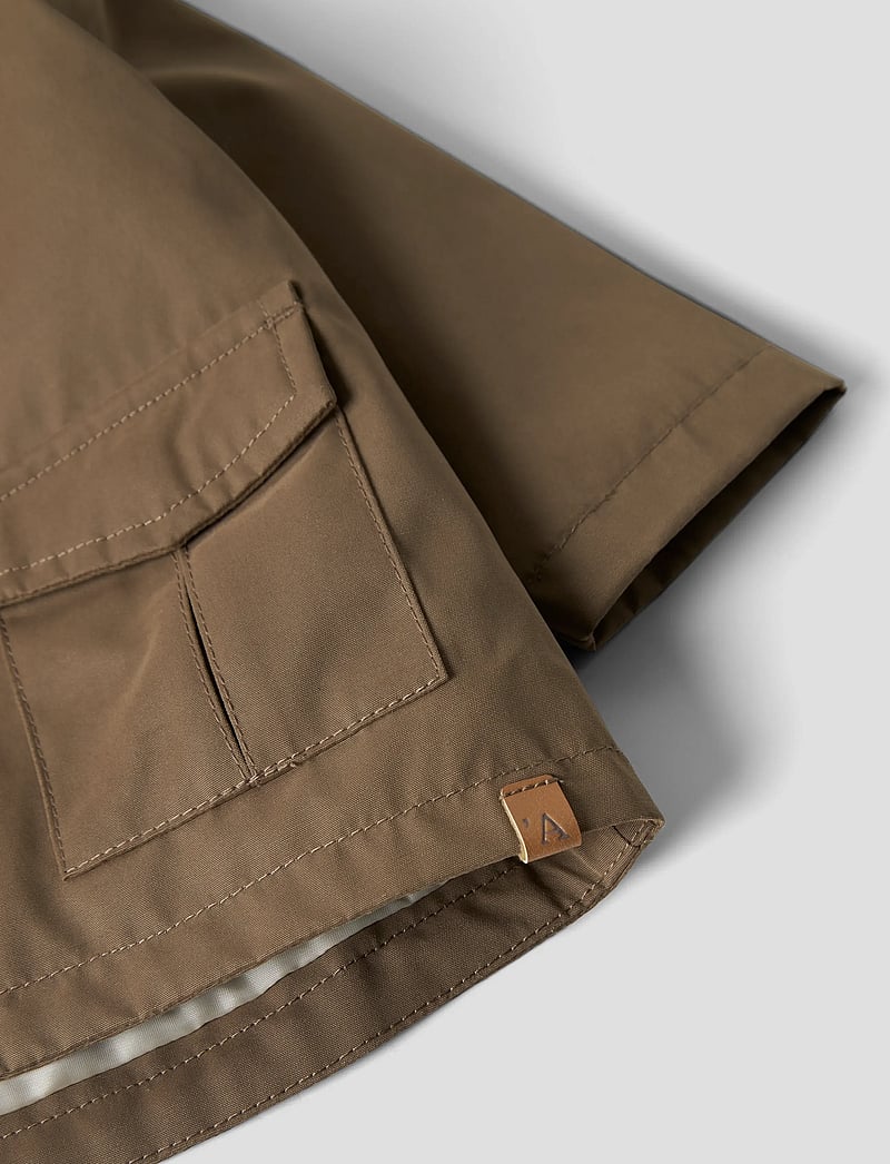 Lil'Atelier - NBMGOLO NEO LOOSE JACKET FO LIL - vihmajoped - shitake - 4