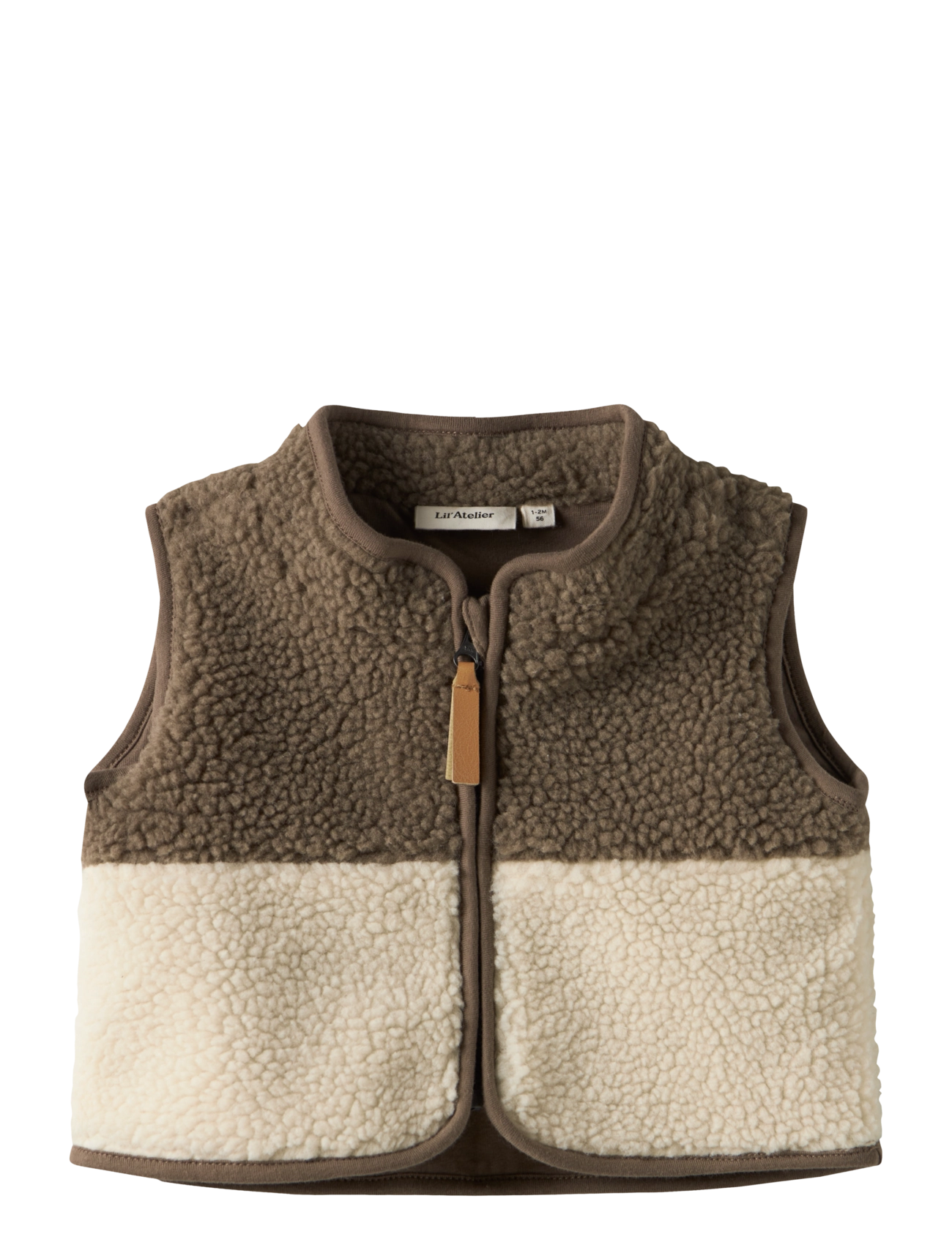 Lil'Atelier NBMLAJO LOOSE VEST LIL - Baby 44-92 - TURTLEDOVE / brown