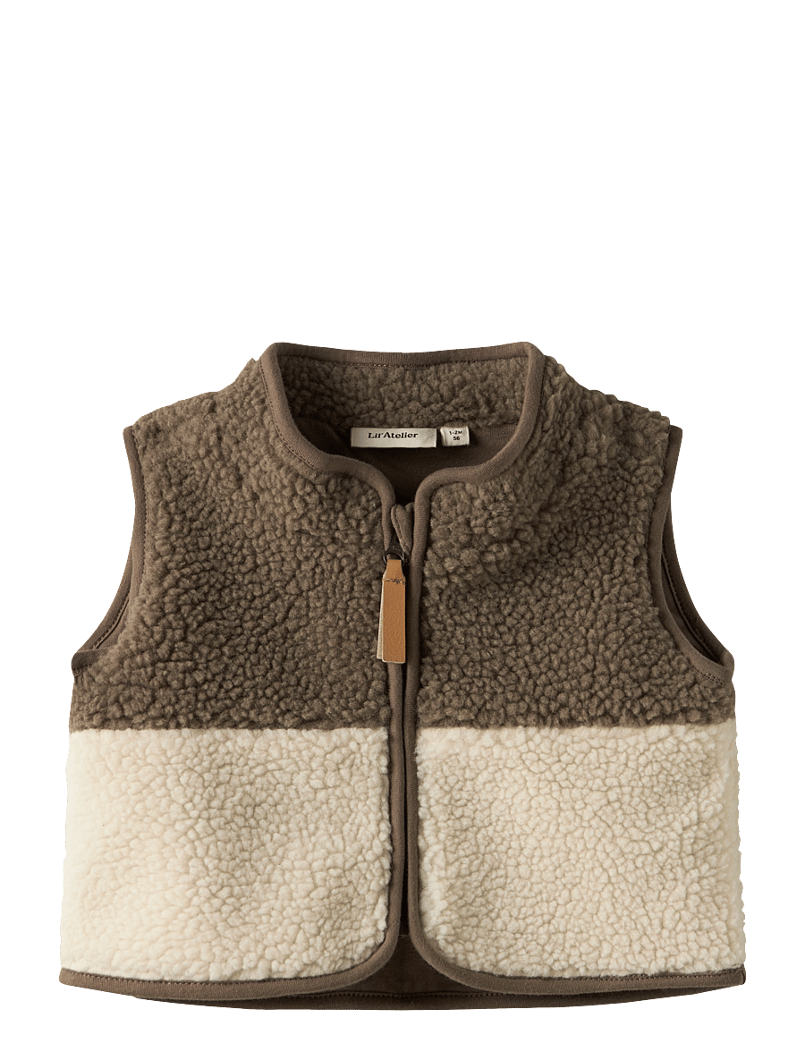 Lil'Atelier - NBMLAJO LOOSE VEST LIL - shop efter alder - turtledove - 0
