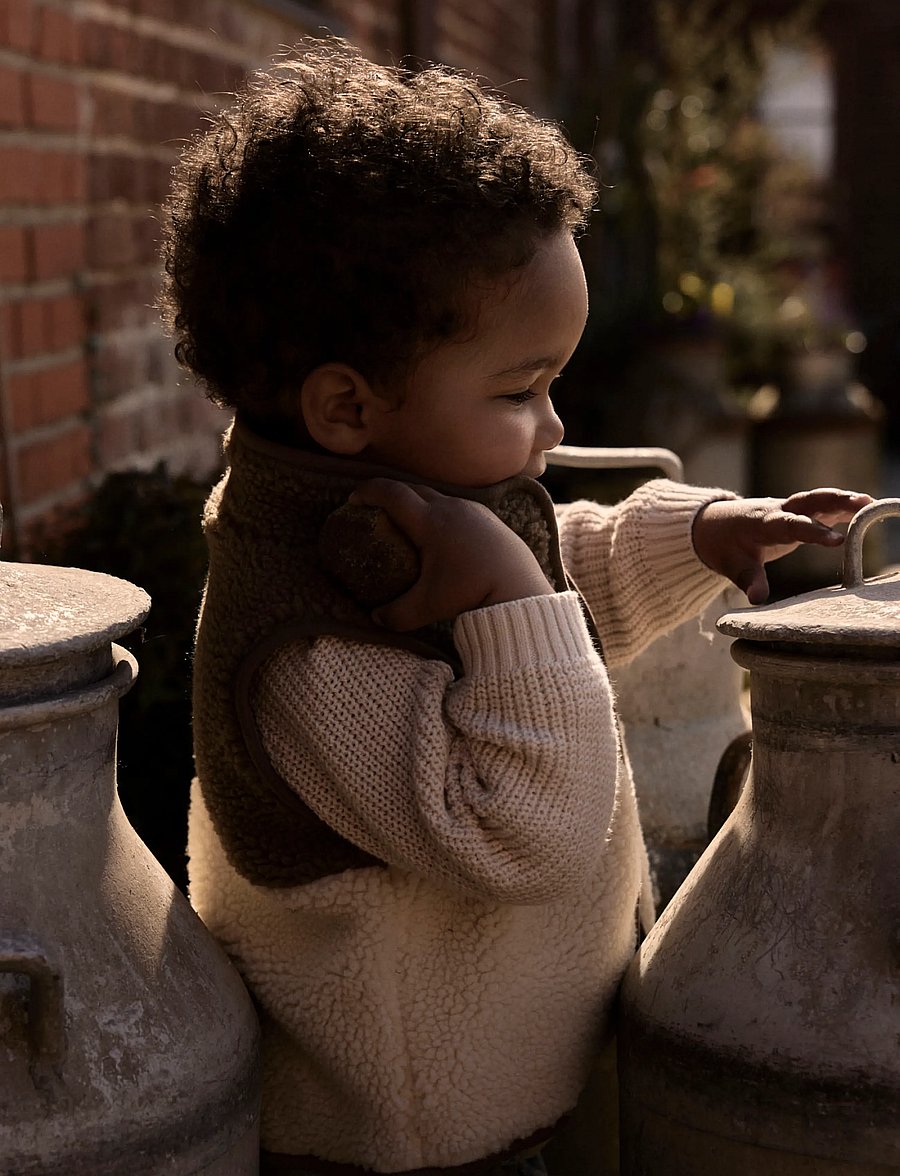 Lil'Atelier - NBMLAJO LOOSE VEST LIL - shop efter alder - turtledove - 3
