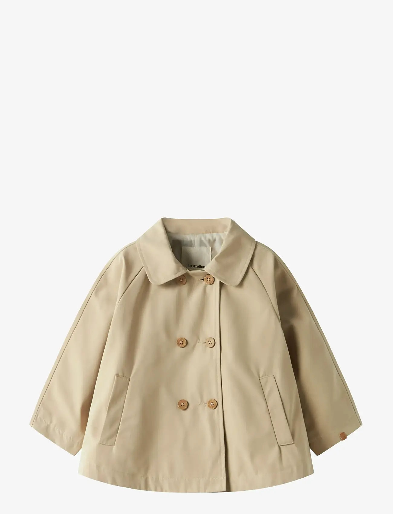 Lil'Atelier - NMFLAMADELIN LOOSE LONG JACKET LIL - light jackets - safari - 0