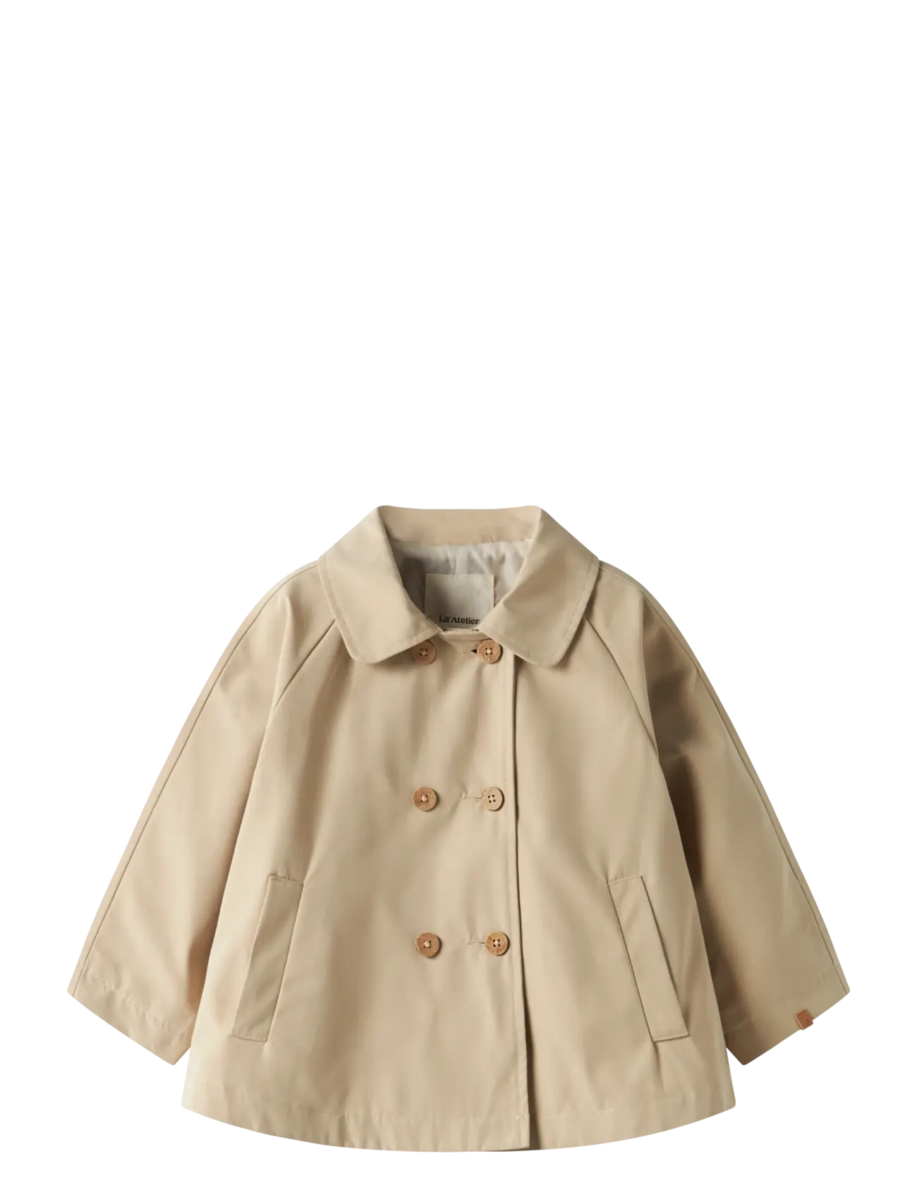 Lil'Atelier NMFLAMADELIN LOOSE LONG JACKET LIL - Tagasi kooli - SAFARI / beige