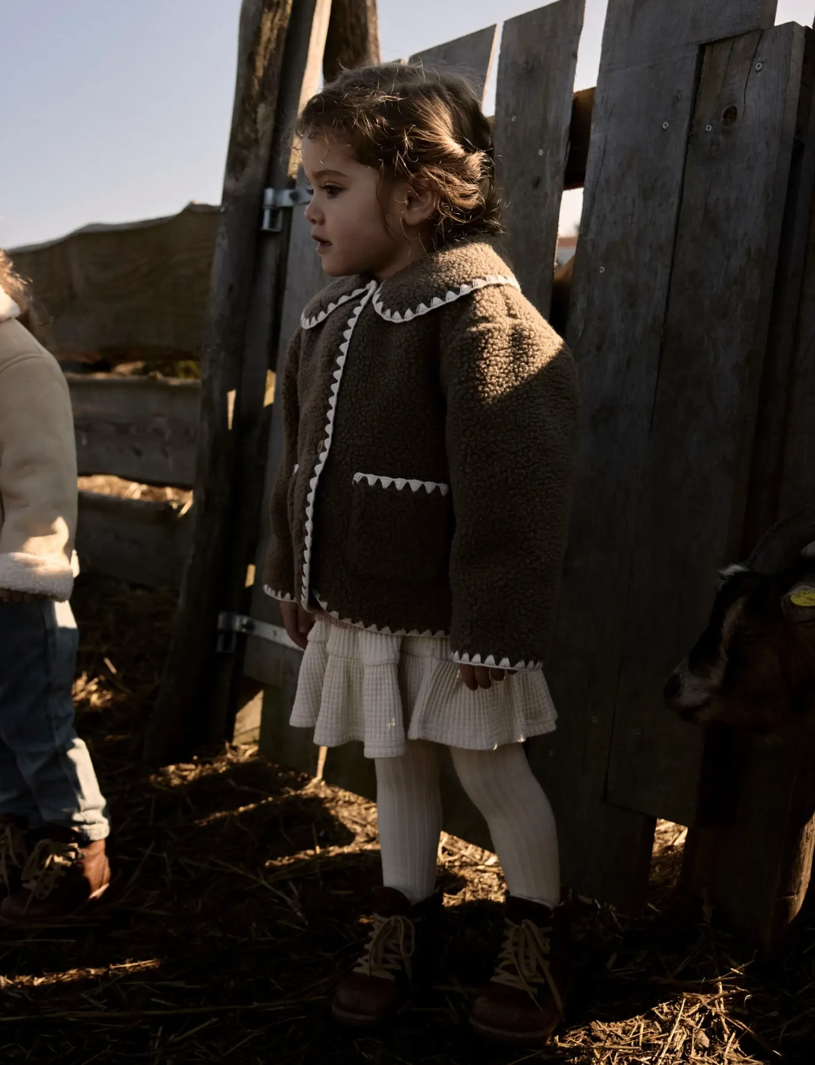 Lil'Atelier - NMFLAJO LS LOOSE JACKET LIL - fleecejacken - shitake - 3