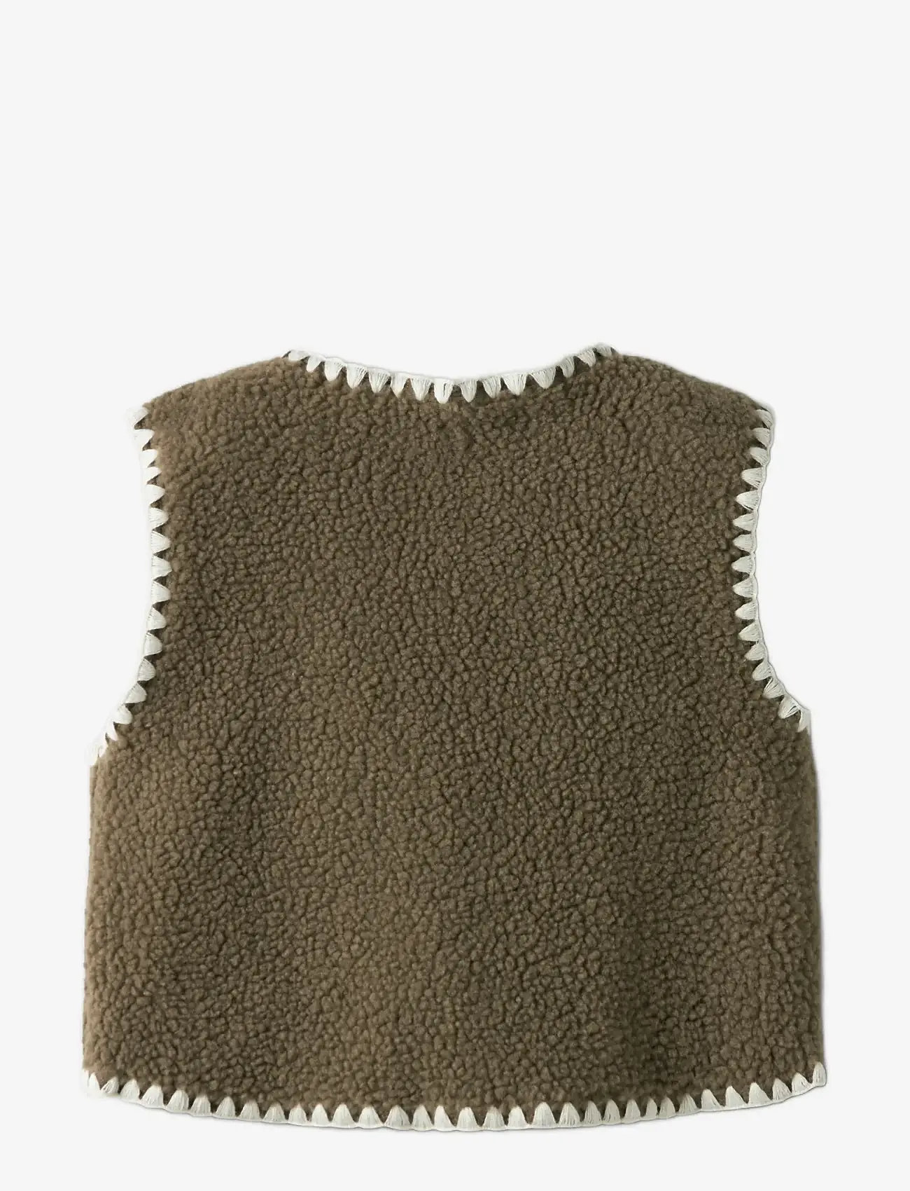 Lil'Atelier - NMFLAJO LOOSE VEST LIL - shitake - 1