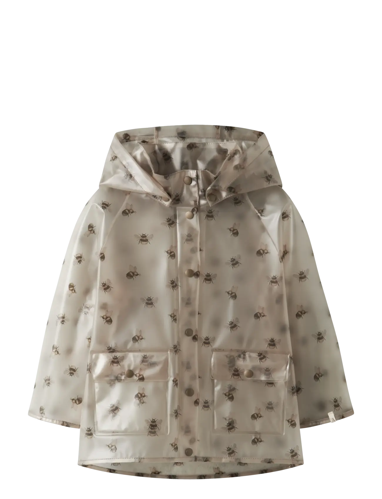 Lil'Atelier NMNMAMIO LOOSE RAIN JACKET FO LIL - Rainwear - TURTLEDOVE / grey
