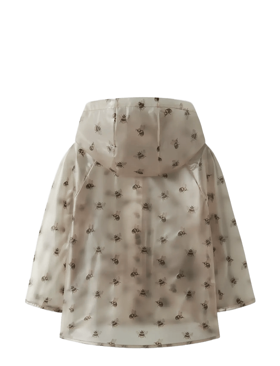 Lil'Atelier - NMNMAMIO LOOSE RAIN JACKET FO LIL - regnjackor - turtledove - 1