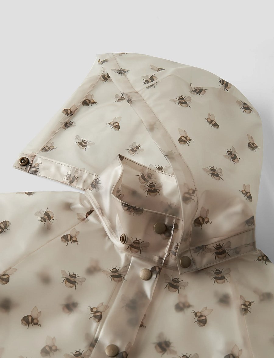 Lil'Atelier - NMNMAMIO LOOSE RAIN JACKET FO LIL - regnjackor - turtledove - 4
