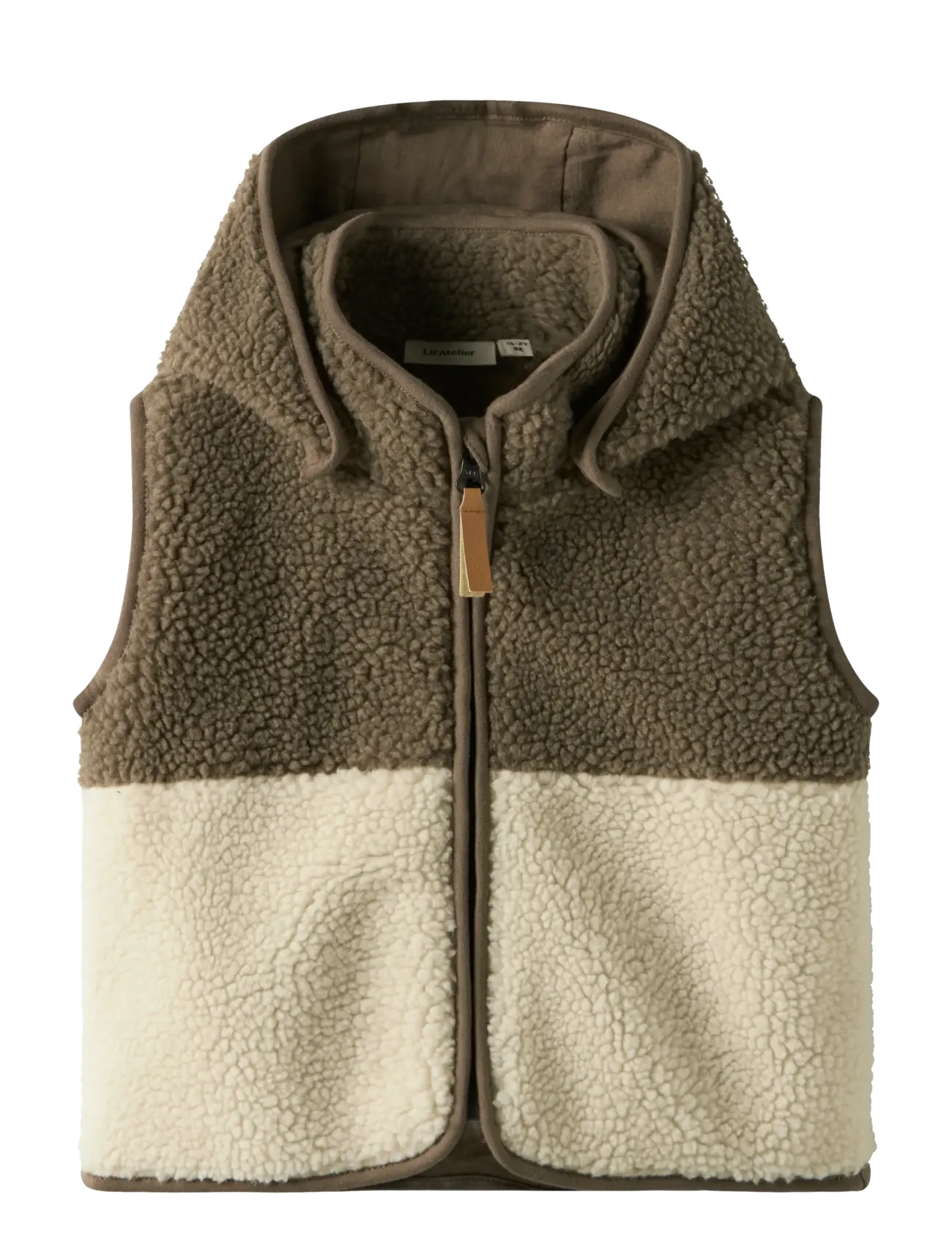 Lil'Atelier NMMLAJO LOOSE VEST LIL - Westen - TURTLEDOVE / khaki/green