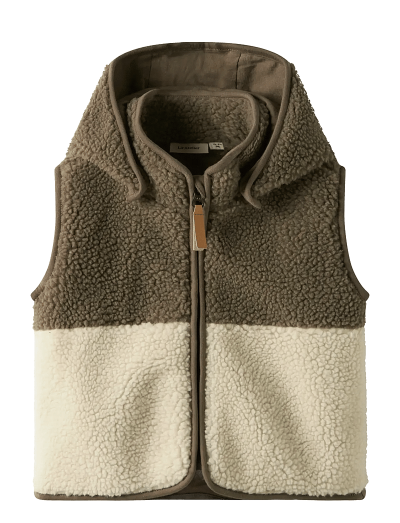 Lil'Atelier - NMMLAJO LOOSE VEST LIL - shoppa efter ålder - turtledove - 0