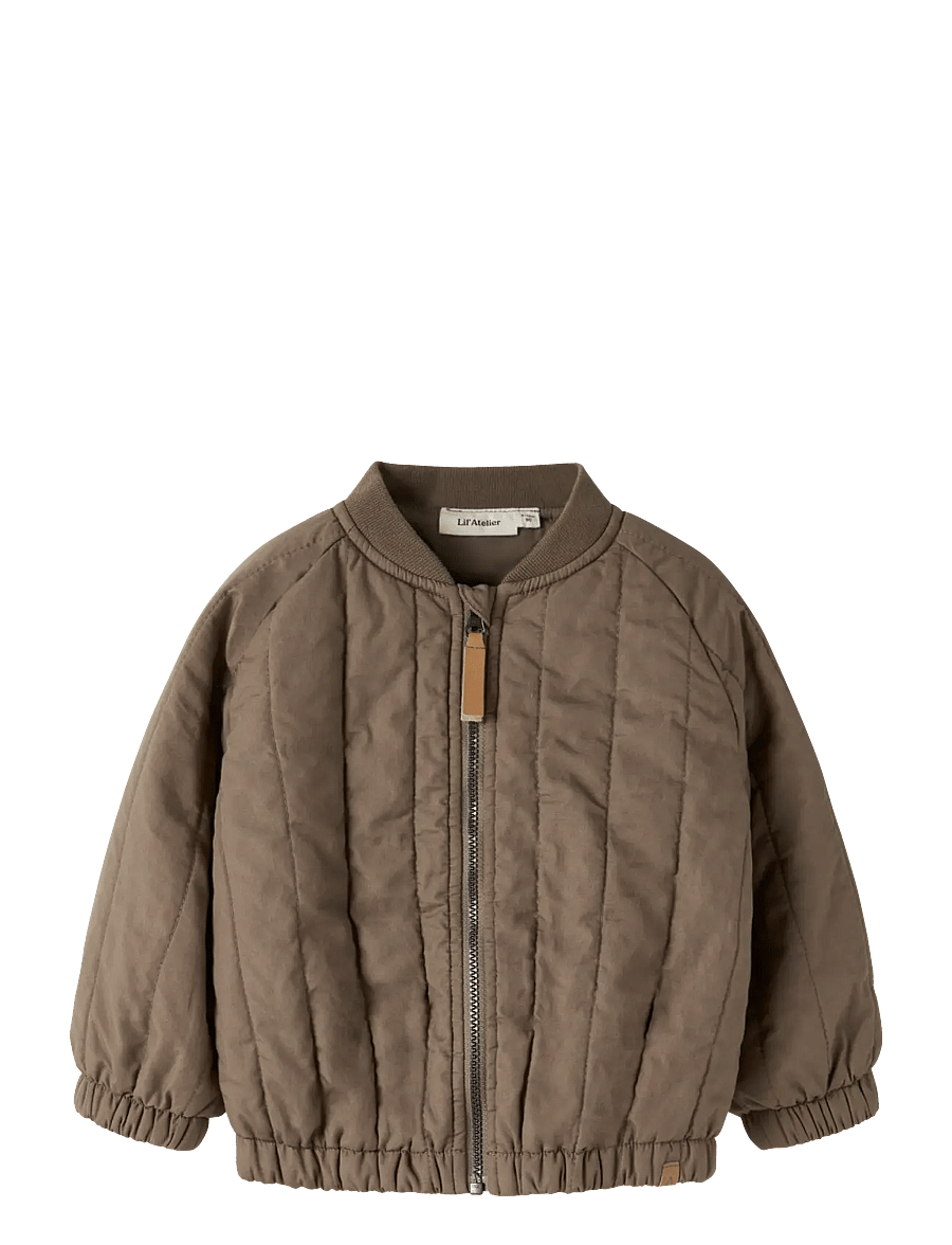 Lil'Atelier - NBMLIO BOMBER JACKET LIL - bomberjacken - shitake - 0