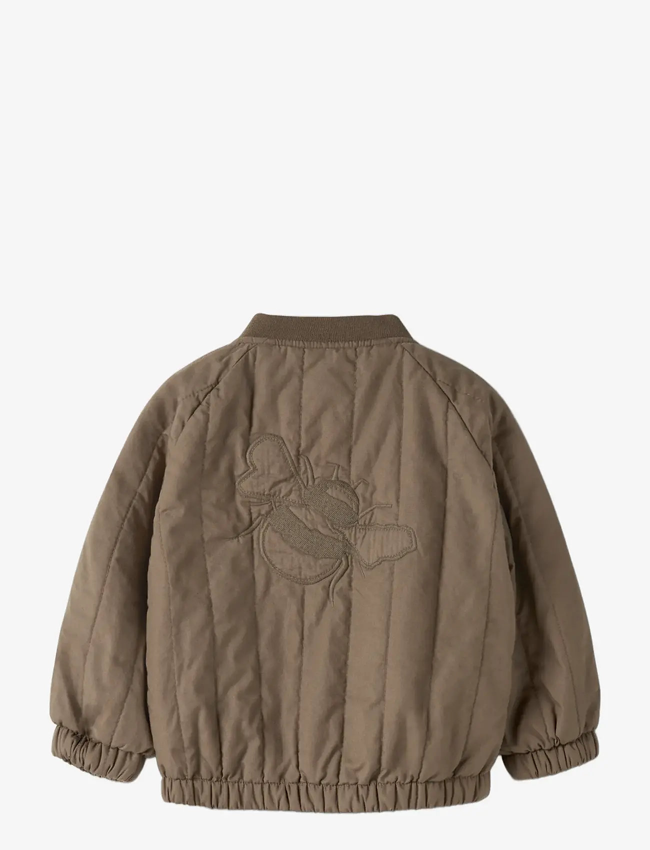 Lil'Atelier - NBMLIO BOMBER JACKET LIL - bomber jackets - shitake - 1