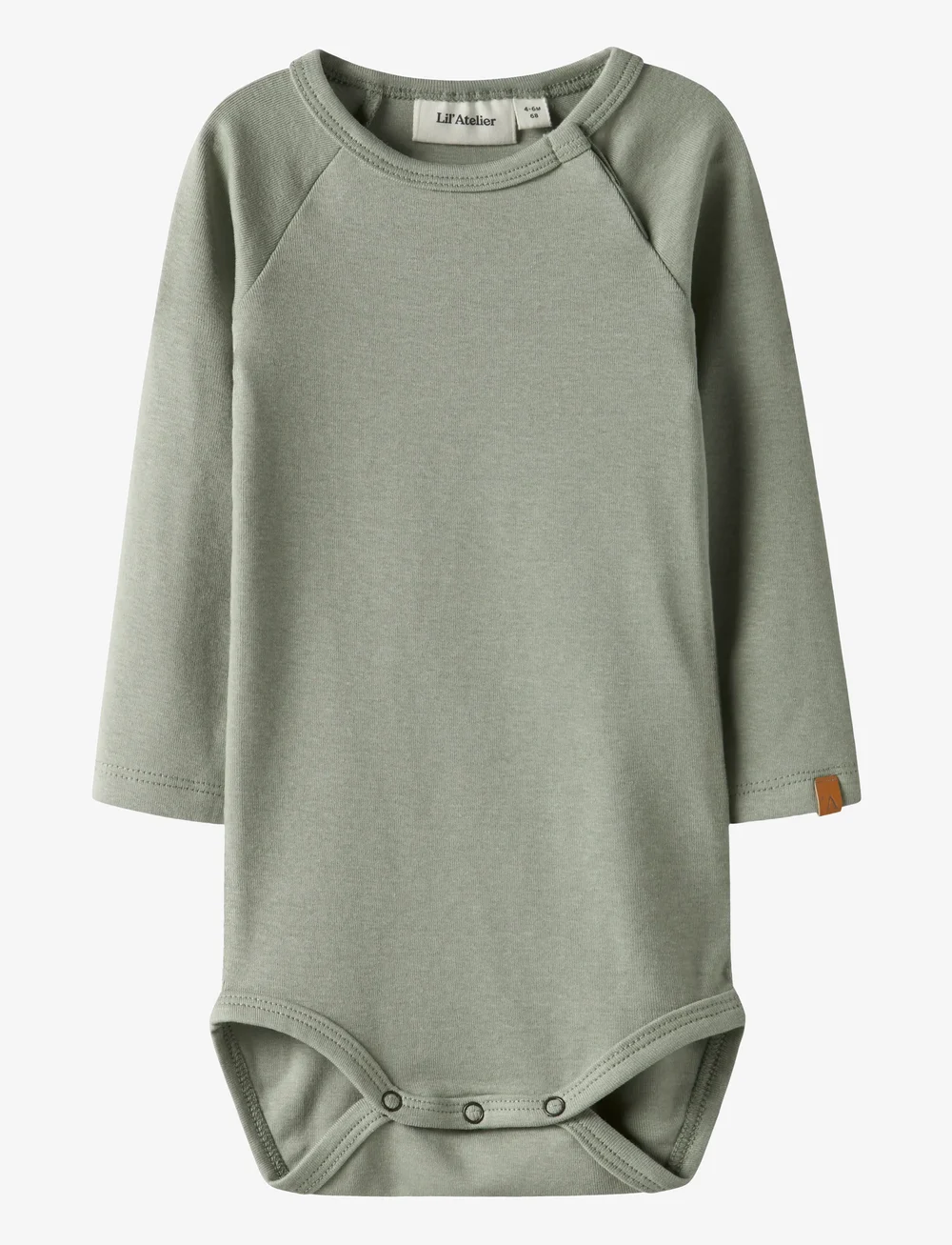 Lil'Atelier - NBMLALO TAB LS SLIM BODY LIL - langärmelige bodys - seagrass - 0